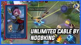 NOOBKING FANNY AGGRESSIVE 🔥| unlimited cable in mayhem mode