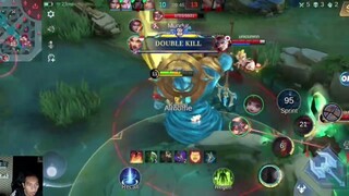 Walau Jungler Dirusuh Masha Bisa Bantu Comeback Dengan Triple Kill | Mobile Legend