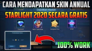 CARA MENDAPATKAN SKIN ANNUAL STARLIGHT 2020 & ITEM LAINNYA SECARA GRATIS | MOBILE LEGENDS BANG BANG