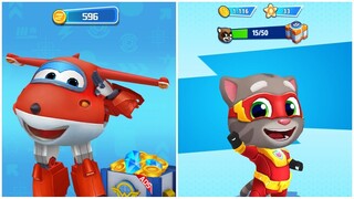 Cuộc Chạy Đua Ăn Vàng GIỮA Đội Bay Siêu Đẳng Và Talking Tom Hero Dash