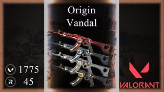 Over 9 minutes of Origin vandal gameplay - Valorant skin