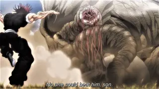 Hanma Yujiro Vs African Monster Elephant || Hanma Baki Son of Ogre Episode 01 English Subbed