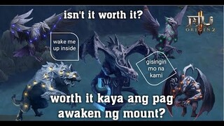 MU ORIGIN 2 : HOW TO AWAKEN YOUR MOUNT (isn't it worth it?)