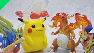 [Mở hộp đậu hũ cá] Dòng Pokémon TOMY Pokémon Sword and Shield Siêu khổng lồ Pikachu Siêu khổng lồ Ch