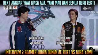 REKT ANGGAP YAWI BIASA AJA, VYN TETAP NOMOR 1 ! INTERVIEW 2 ROAMER JUARA DUNIA REKT VS YAWI!