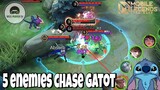 5 ENEMIES CHASE GATOT TO DIE | Mage Gatotkaca Gameplay | Mobile Legends