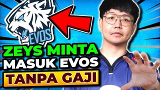 KLARIFIKASI! ZEYS MINTA BALIK KE EVOS TANPA GAJI!!