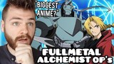 First Time Reacting to "FULLMETAL ALCHEMIST Openings (1-4)" | Non Anime Fan!