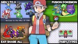 [Updated] Completed Pokemon GBA Rom With Fused Pokemon, Redesign Map, Exp Share All Gen 8 And More