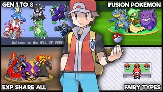 [Updated] Completed Pokemon GBA Rom With Fused Pokemon, Redesign Map, Exp Share All Gen 8 And More