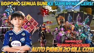 BORONG SEMUA BUNDLE LEGEND SUPERCHARGERS! AUTO JADI SULTAN!! DUO VS SQUAD NGECARRYIN BANG ACONG! 🤣🤣🤣