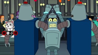 Futurama Season 7: In order to prove himself, no matter how he breaks the law, he will be acquitted