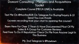 Domont Consulting Course Mergers and Acquisitions Toolkit download
