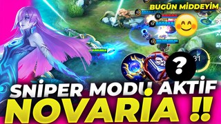 SNİPER MODUNU AÇTIM !! ŞİMDİ RAKİP DÜŞÜNSÜN Novaria - Vale | Mobile Legends