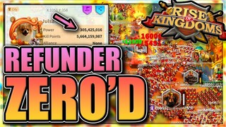 305M power refunder zeroed [all rallies recorded] Rise of Kingdoms