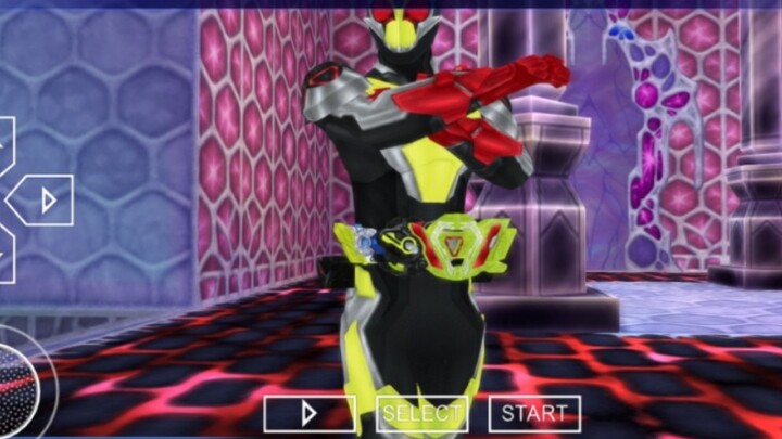 Trò chơi trên psp này thực sự có thể chơi Kamen Rider 02? !