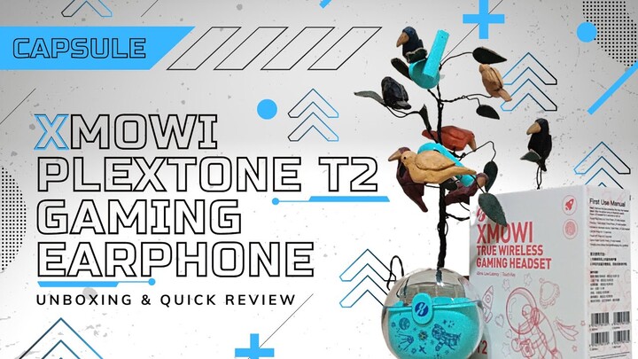 Plextone XMowi T2 Gaming Headset | Space CapsuleTWS | Budget Gaming Earphones