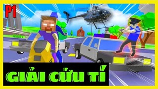 [ Dude Theft Wars ] THẦY CÙNG CẢ LỚP GIẢI CỨU THẰNG TÍ TRONG TÙ ( Phần 1 ) | GAME CÙNG LỚP HỌC