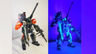 Cairan penembus fluoresen tumpah, jadi saya mengoleskan Jesta Cannon semalaman.
