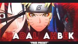 Naruto 20th Anniversary - Hadal Ahbek [Edit/AMV] Free Preset! 🎁