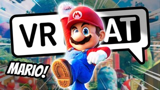 MARIO JUMPS INTO VRCHAT! - Funny VR Moments (ft. Sethimus)