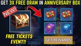 How To Get 3x Free Spin in Anniversary Box Event | Mobile Legends