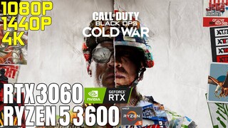 Call of Duty: Black Ops Cold War | Ryzen 5 3600 + RTX 3060 | 1080p, 1440p, 4K benchmarks!