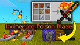 How to create an Incinerate Poison Blade in Minecraft using Command Block Trick!