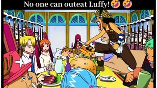 No one can defeat Luffy when it comes to food