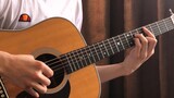 "Butterfly" was played by a man with wooden guitar 