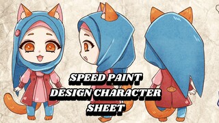 SPEEDPAINT DESIGN CHARACTER SHEET