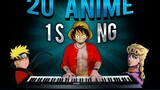 Mainkan 20 anime menjadi satu lagu dalam 3 menit! Setelah mendengarkan tusuk sate ini, saya langsung