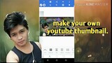 How to make youtube thumbnail in mobile phones using picslab | thumbnail tutorial
