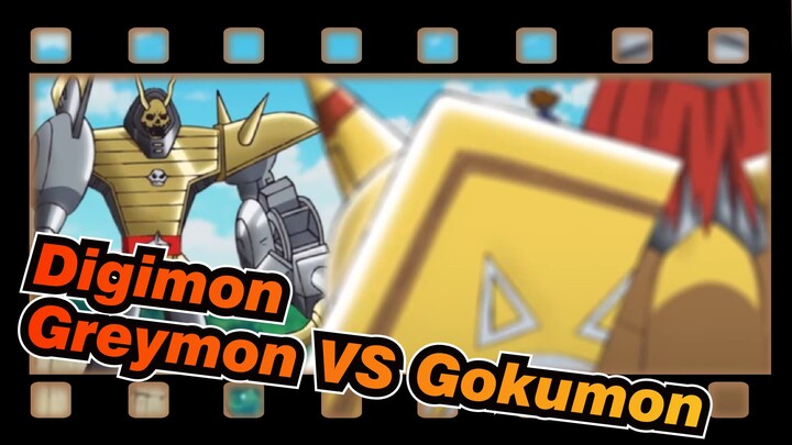 Digimon|War Greymon Beat Gokumon Easily！！