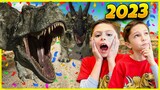 Dinosaur Patrol Rewind. Best of 2023! Real Life Size Dinosaurs for Kids