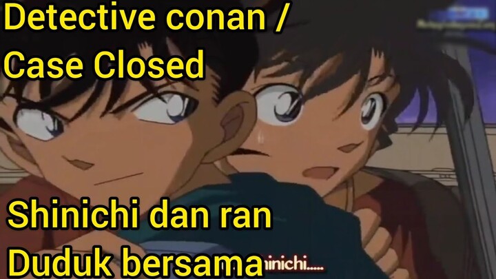 Detective conan / Case Closed | Shinichi dan ran duduk bersama