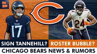 Sign Ryan Tannehill? Khalil Herbert On Bears Roster Bubble? Justin Fields Catching Strays? | RUMORS