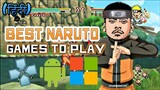 Best Naruto Games To Play on Android,PPSSPP and PC(Hindi)