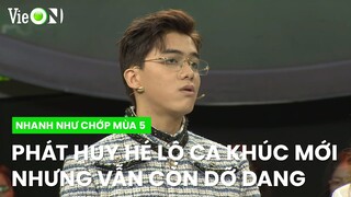 Phát Huy hé lộ sáng tác mới, Trường Giang và Hari Won lên ý tưởng quay MV | Nhanh Như Chớp Mùa 5