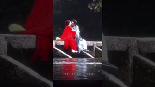 behind the scenes kiss scene #zhaoliying #lingengxin #shorts