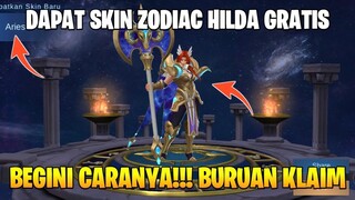 UPDATE! CARA MENDAPATKAN SKIN ZODIAC HILDA - ARIES SECARA GRATIS PERMANEN | MOBILE LEGENDS BANG BANG