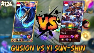 GUSION VS YI SUN-SHIN, MAIN HYPER GUSION HARUS SABAR | GUSION GAMEPLAY #126 | MLBB