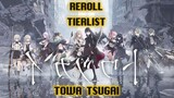 Reroll Tier List buat Towa Tsugai