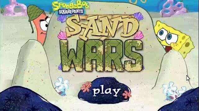 Spongebob Dune Battle (Nantinya, kekuatan serangan Patrick menjadi lebih tinggi)