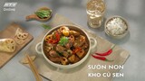 SƯỜN NON KHO CỦ SEN | MÓN NGON MỖI NGÀY | VIVU TV