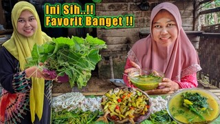 Wah Auto Nambah Terus, Masakan Sederhana Sehari Hari, Bikin Gagal Diet, Sayur Pucuk Labu, Tuum Peda