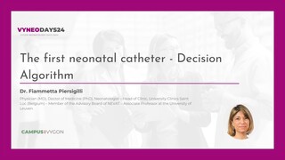 8. The first neonatal catheter - Decision Algorithm (Dr. Fiammetta Piersigilli)