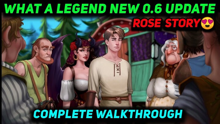 WHAT A LEGEND NEW UPDATE 0.6 GAMEPLAY 🔥 WHAT A LEGEND ROSE MISSION 🔥 WHAT A LEGEND 0.6 WALKTHROUGH