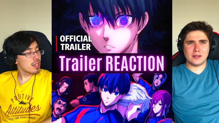 REACTING to *Blue Lock Anime Trailer 2* (First Time Watching) Anime Trailers