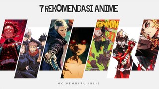 7 REKOMENDASI ANIME MC PEMBURU IBLIS TERBAIK || Versi Milonana TwinKawaii